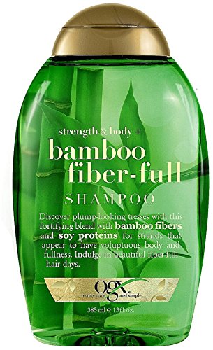 OGX Strength & Body + Bamboo Fiber-Full Shampoo 13 oz (Pack of 5)