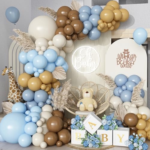 Blue Brown White Sand