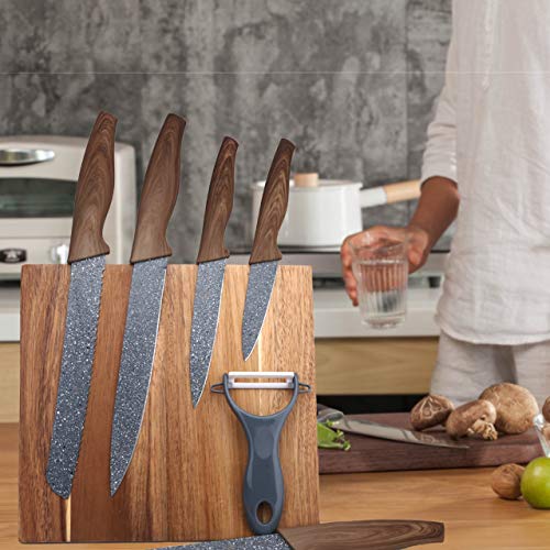 Resafy Magnetic Knife Block Holder Rack Magnetic Stands with Strong Enhanced Magnets Anti-slip Feet - Thumbnail 4