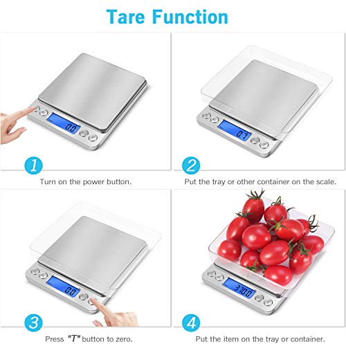 Food Scale, Digital Gram Scale, Scale for Food Ounces and Grams,Mini