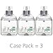 GOJO E1 Foam Handwash, Fragrance Free, 1250 mL Handwash Refill for GOJO FMX-12 Push-Style Hand Soap Dispenser (Pack of 3) - 5167-03