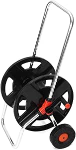 Carrete de manguera de jardín de 45 m para manguera de 1/2 '' o 35 m