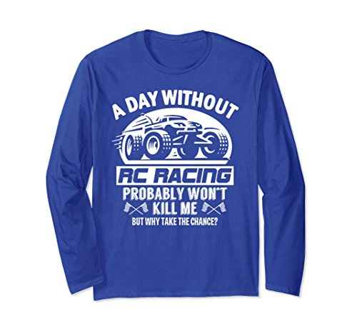 Unisex Radio Control Racing Shirt RC R/C Car Truck Crawler Small Royal Blue