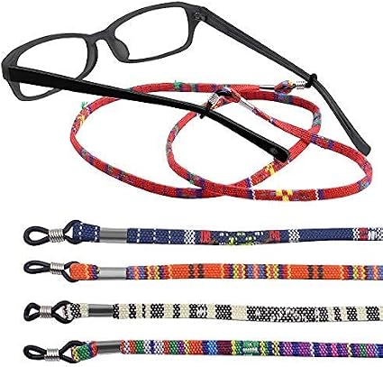 Chaînes Pour Lunettes De Soleil - Lot De 4 Cordons élégants Pour Femmes, Couleurs Assorties