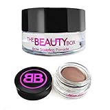 The Beauty Box Brow Sculpting Pomade, Smudge-Free, Waterproof Eyebrow Pomade, Fill and Texturize, 7 shades, 4g. (Soft Brown)