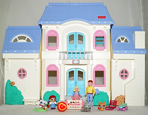 Fisher Price LOVING Family Folding Dollhouse 4618 Large Grand House