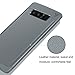 Galaxy Note 8 Case,YockTec Soft Silicon Shockproof Luxury Imitation leather striae Design Protection Cover for Samsung Galaxy Note 8 Smartphone,Gray (Gray)