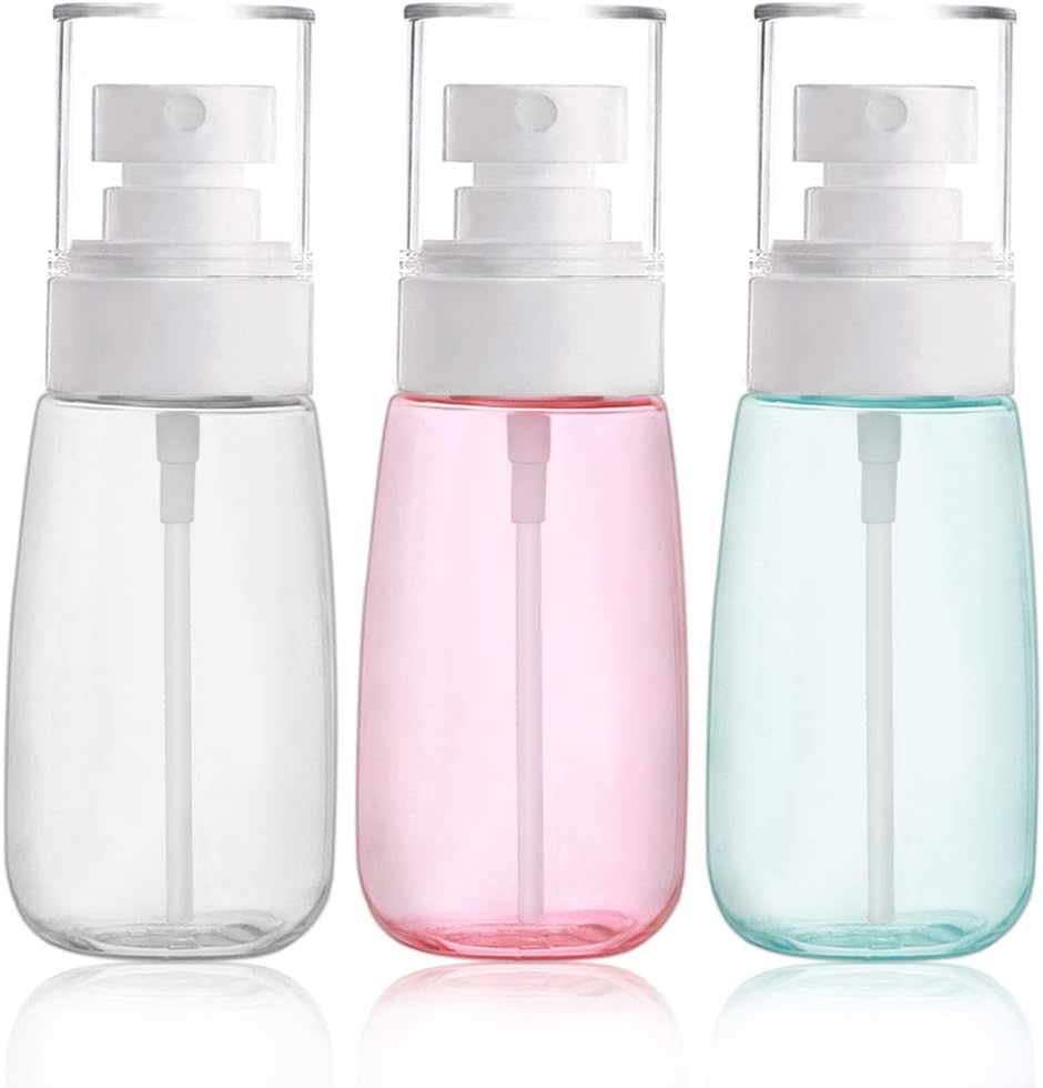 Travel Size Spray Bottle, Yebeauty 3 PCS 30ml/1oz Fine Mist Spray Bottles, Refillable Make Up Spray Bottle Travel Mist Bottle