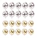 99 Toys Clear Confetti Balloons | 20 pcs | 10 golden confetti + 10 colorful confetti | prefilled | 12 inches