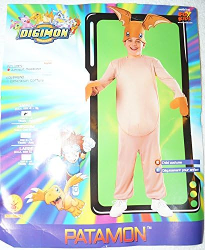 DIGIMON Patamon Child's Costume Size Small 4-5