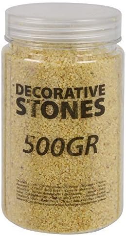 Panorama Stores Decorative Sand 500G In Tub Centre Piece Floristy Candle Vase (Yellow)