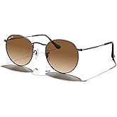 MERRY'S Trendy Round Metal Polarized Sunglasses for Women and Men Retro Classic Vintage Shades S6447