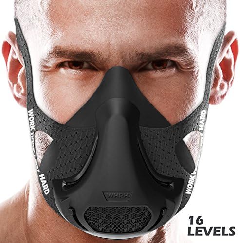 Workout Mask | Training Mask High Altitude Running Peak Resistance Breathing Oxygen Sport Fitness Cardio Endurance Gym Jogging Exercise Men Women Adult Elevation Simulation HIIT Trainer