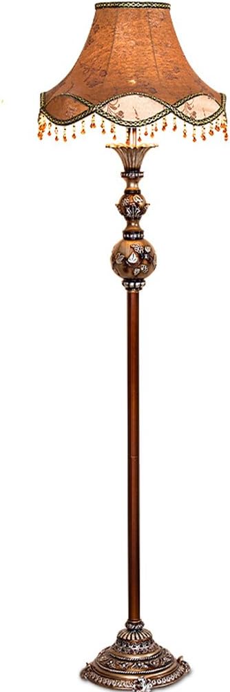 frelt Floor lamp Floor Lamp Living Room Bedroom Bedside Village Retro Simple Creative Peacock Vertical European Floor Lamp