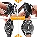 Bangyee Compatible Samsung Gear S3/ Galaxy Watch 46mm Case, [2-Pack] Soft TPU Protective Bumper Shell Cover Accessory for Gear S3 Frontier/ S3 Classic/Galaxy Watch 46mm Smartwatch (Silver Gold)