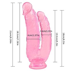 Womens Toys 8.26 inch Realistic Silicone Double