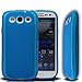 YESOO™ Protective Case Kit For Samsung Galaxy S3 SIII I9300 Includes Extended Battery Cover (BATTERY NOT INCLUDED) And Battery Cover TPU Case (White Cover - Blue TPU Case)