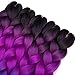 28 Inch Pre Stretched Braiding Hair 7 Packs Easy Crochet Braid Hair, Hot Water Setting Professional Soft Yaki Texture Ombre Braiding Hair Extensions
