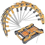 MULWARK 14 PC T-handle Allen Wrench Set Metric and