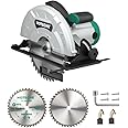 Hoteche 10-Inch Compact Portable Table Saw with Saw Blade for Desktop Use