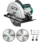 Hoteche 10-Inch Compact Portable Table Saw with Saw Blade for Desktop Use