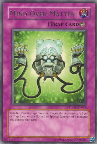 Yu-Gi-Oh! - Mind Over Matter (TDGS-EN073) - The Duelist Genesis - Unlimited Edition - Rare