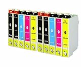 Generic Remanufactured Ink Cartridges Replacement for Epson T200XL (4x Black, 2x Cyan, 2x Magenta, 2x Yellow, 10-Pack)