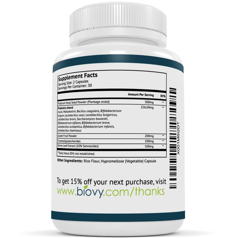 Thruve Longterm Constipation Relief Supplement Probiotics