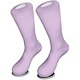 1 Pair of Biagio Solid LAVENDER Light PURPLE Color Men's COTTON Dress SOCKS