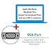 Macally USB-C to HDMI 4K & VGA Adapter - Thunderbolt 3 Port Compatible - Converter for 2017 / 2016 Macbook Pro, Macbook 12-inch, Mac Pro, iMac, Chromebook Pixel, & More USB 3.1 Type C Devices (UCVH4K)