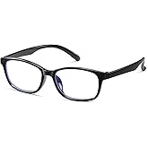 ZNEIAAPR Distance Nearsighted Glasses Men, Square Near Sighted Myopia Eyeglasses, See Far Vision Lightweight Glasses
