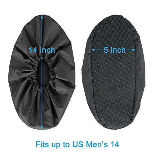 LINKEASE Reusable Boot & Shoe Covers Water Resistant Non Skid and