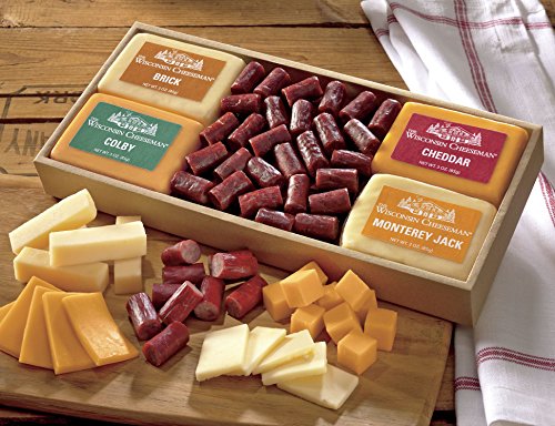 The Little Nibbler Cheese & Sausage Gift Box from Wisconsin Cheeseman