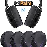 Geekria Flex Fabric Headphone Earpad Covers/Stretchable and Washable Sanitary Earcup Protectors. Fits 3
