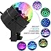 Party Lights, [2-PACK] Sound Activated Disco Ball Strobe Party Light, 7 Lighting Color Disco Lights with Remote Control for Bar Club Party DJ Karaoke Wedding Show and Outdoor(3W) (Black)