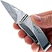 Knife Money Clip - Pocket Folding Knife - EDC Fold Knives Classic Stainless Steel Blade with Metal Clip on Handle - Best Mini Knife - Grand Way - Birthday Christmas Gifts for Men and Women 6662 PC