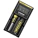 Nitecore D2 Intelligent Digi Charger - US PLUG BLACK LH0027203 with LCD Monitor for 26650 18650 16340 RCR123 14500 10400 AAAA AAA AA C Batteries