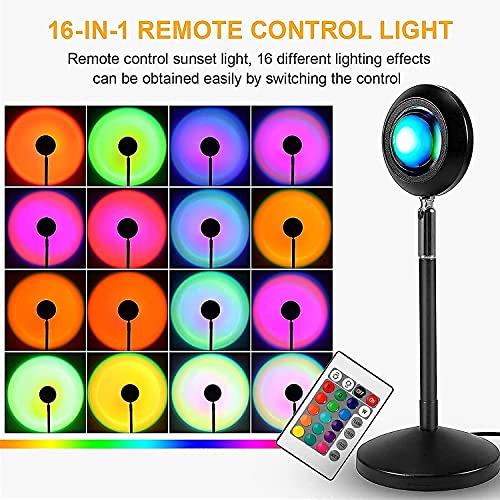 Sunset Lamp, BINKBANG Sunset Projector 10W 180 Degree Rotation Sunset