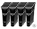 50 Bulk Pack - Hydrating Conditioner + Argan Oil By C'EST LA VIE - 40ml / 1.35 fl oz - Travel Guest & Hotel Amenities - Individual Tubes in Eco Responsible Packaging. Paraben & Cruelty Free (Black)
