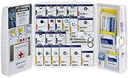 First Aid Only 50 Person Large Plastic SmartCompliance First Aid Cabinet with Medications , OSHA (1000-FAE-010