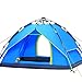 IFLYING 3 in 1 Design Double Layers 3-4 Person Quick Pop Up Sports Instant Beach Star Tent, Beach Sun shelter with Carry Bag, Blue