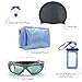 DigHealth(TM) Swim Goggles-No Leaking, Anti Fog and UV Protection, with Swimming Cap, Nose Clip, Ear Plugs, Waterproof Organizer Pouch, iPhone Waterproof Case for Men Women