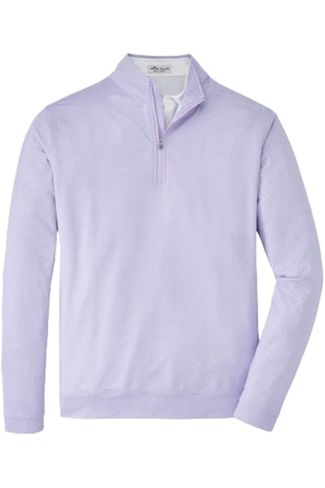 Peter Millar Perth Birdseye Performance Quarter-Zip Golf Pullovers