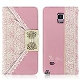 LUNIWEI Fresh Flip Wallet Leather Case Cover for Samsung Galaxy Note 4 ...