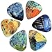 Creanoso Vincent Van Gogh Guitar Picks - Celluloid Medium 12 Pack - Starry Night Sunflowers Cafe - Best Stocking Stuffer Gifts for Men Women Guitarist Accessories