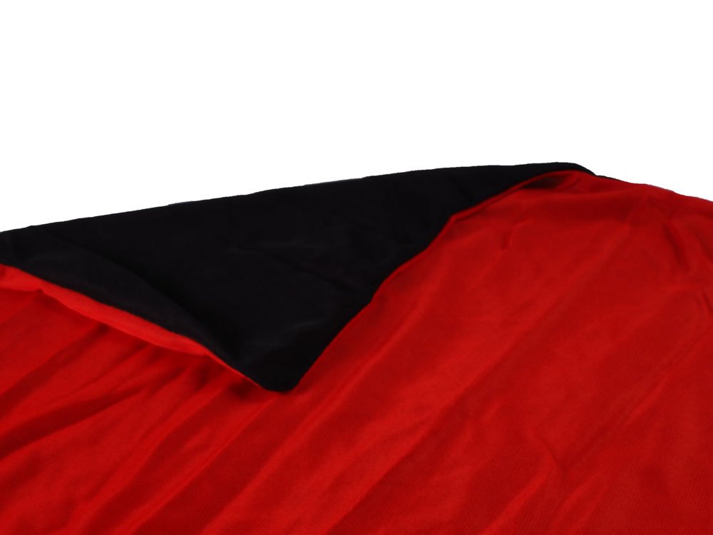 MEZETIHE 35\'\' Black Red Halloween Cloak Magician Cape Cosplay Robe Costumes for Boys Girls