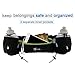 Hydration Running Belt, Neoprene Waterproof Running Gear Belt Fitness Belt - Fits iPhone 6 Plus - with 2 BPA Free Water Bottles