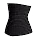 Sunzel Waist Corset for Weight Loss Sport Body Shaper Tummy Fat Burner (XXL, Black)
