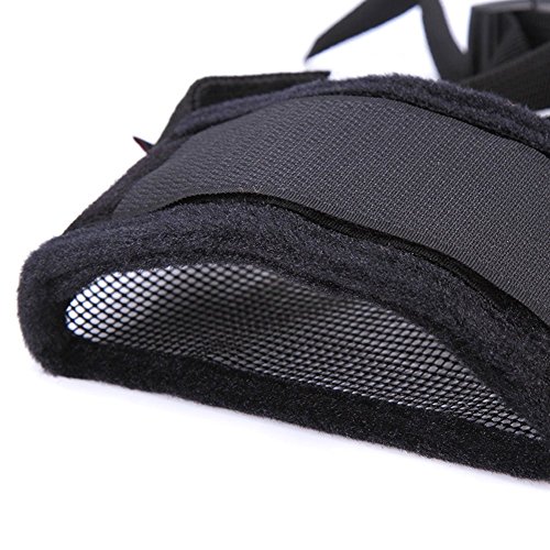 Dog Muzzles Oxford Cloth Pet Mesh Mouth Cover Anti-bite Anti-lick Adjustable Breathable Comfortable Safety Postoperative Recovery for Puppies,Dogs (L) - Thumbnail 3
