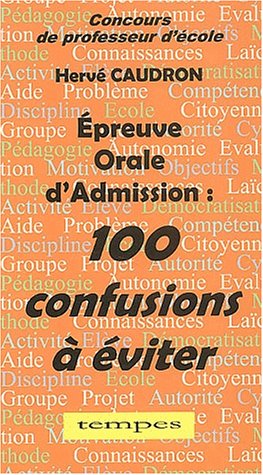 Épreuve orale d'admission